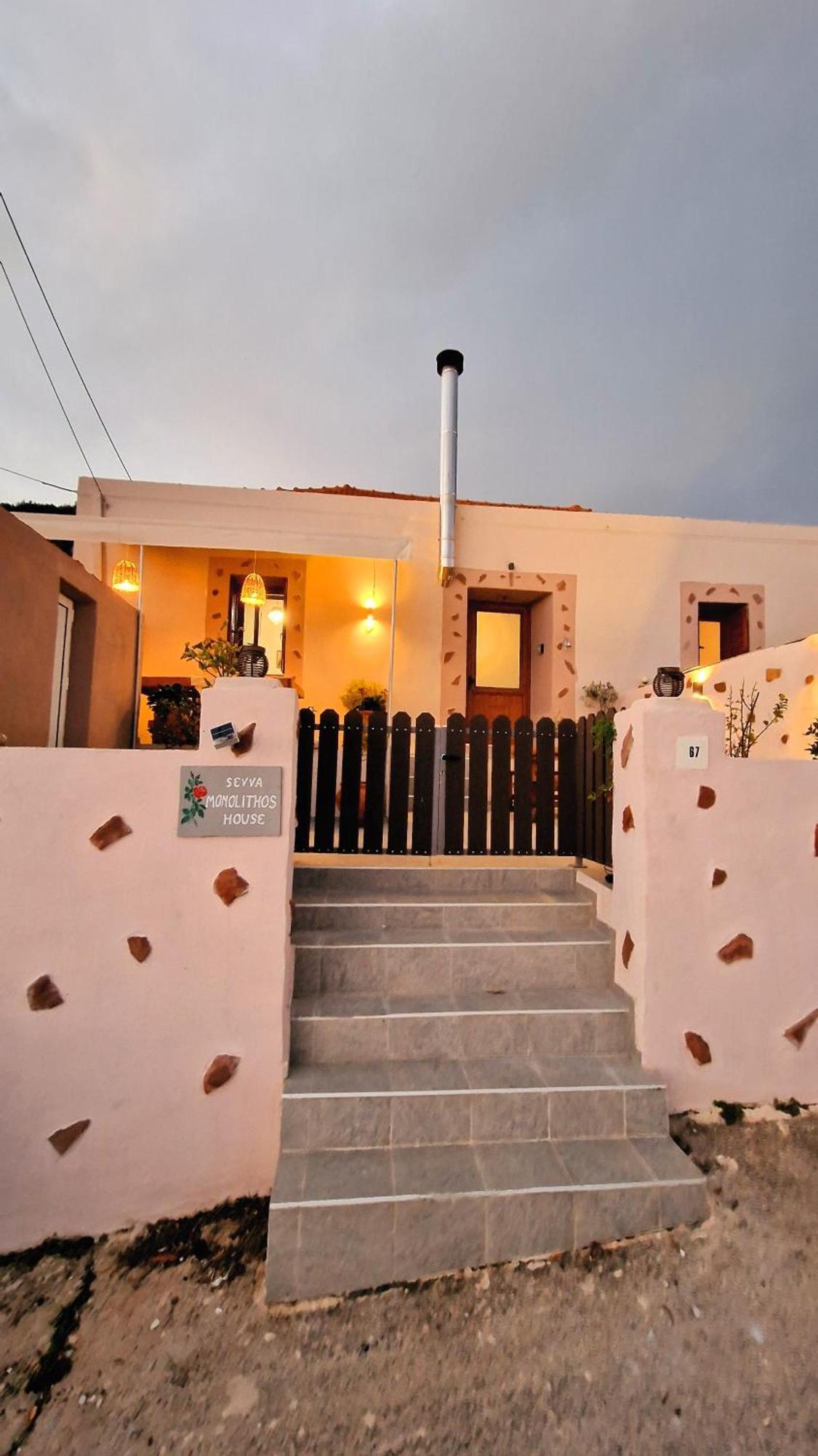 Seva Monolithos House Villa Dış mekan fotoğraf
